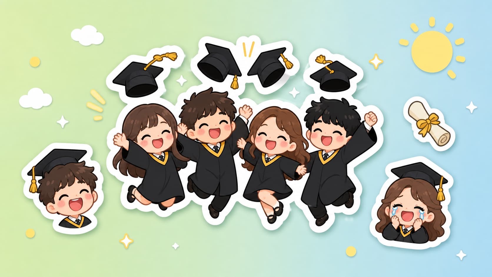 Graduation Sticker Packs: The Class Group Chat's Last Ritual Graduation Sticker Packs: The Class Group Chat's Last Ritual